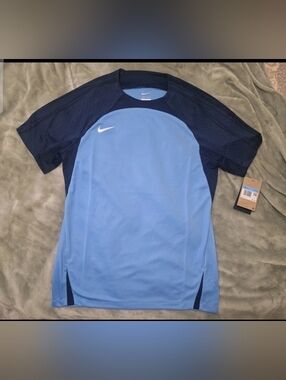Nike Dri-FIT Vapor Strike III Soccer Jersey ~ Valor Blue DR0890-448 Men's: M NWT